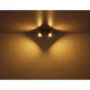 Faretto 3 luci Globo Robby nero opaco 410x60x120 mm