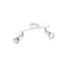 Faretto 2 luci Paris L 25 cm bianco