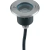 Faretto calpestabile Walk a LED acciaio rotondo 8 cm x 8 cm x 10 cm