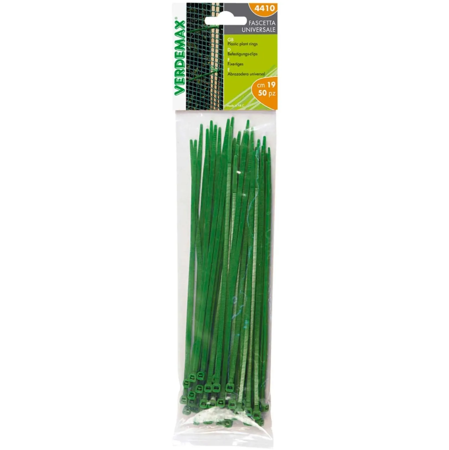 Fascetta universale dentellata 190 mm x 5 mm 50 pz