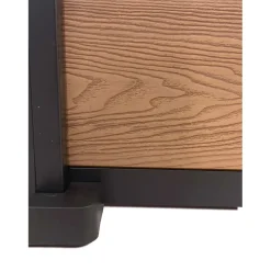 Fascia superiore e inferiore in PWC per pannello nero