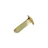 Ferma campioni acciaio ottonato 16 mm 20 pz