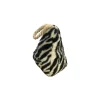 Fermaporta in tessuto con sabbia zebra animalier