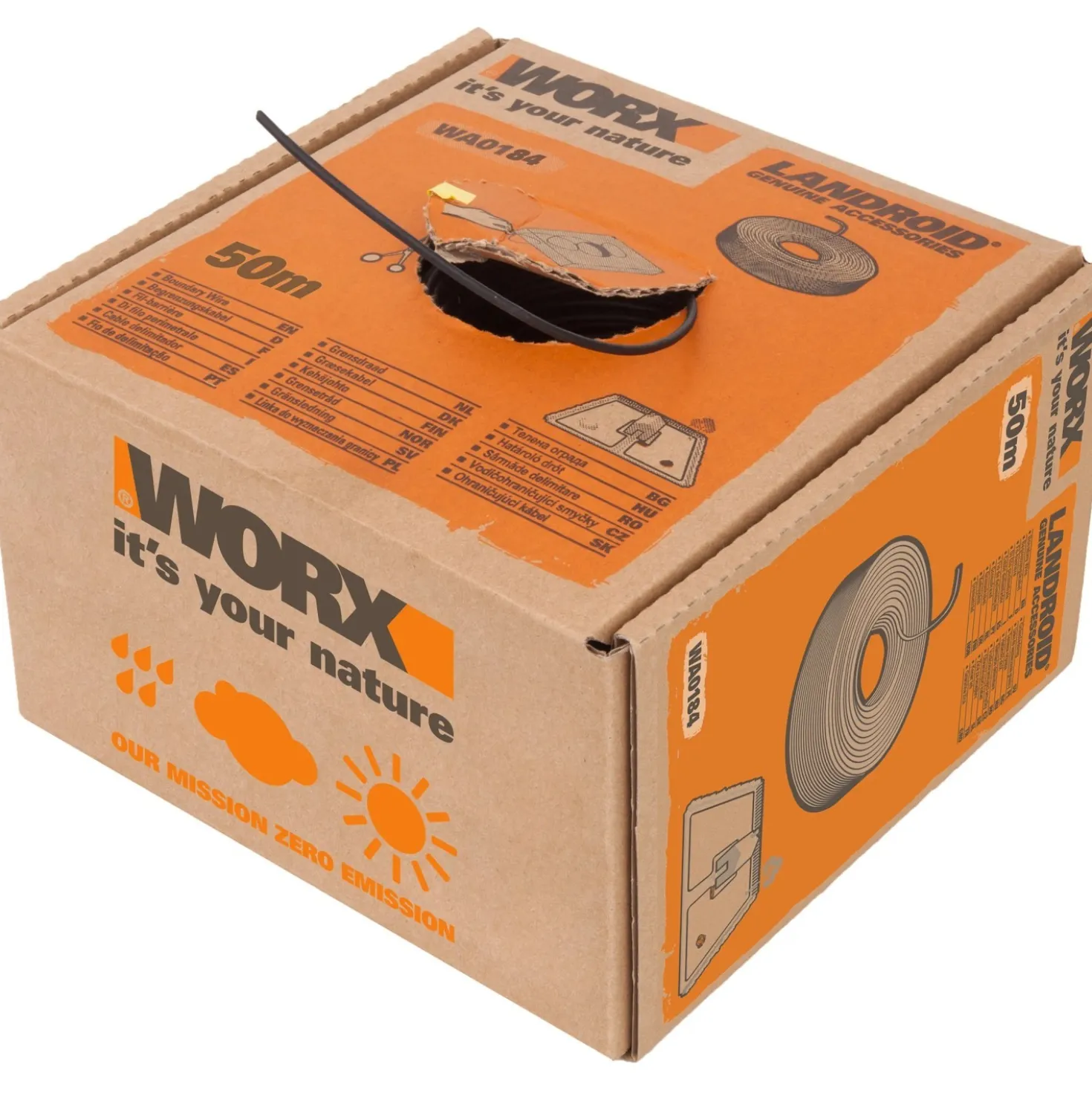 Filo perimetrale per robot Tagliaerba Worx Landroid 50 m