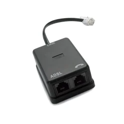 Filtro ADSL RJ11 con cavetto nero