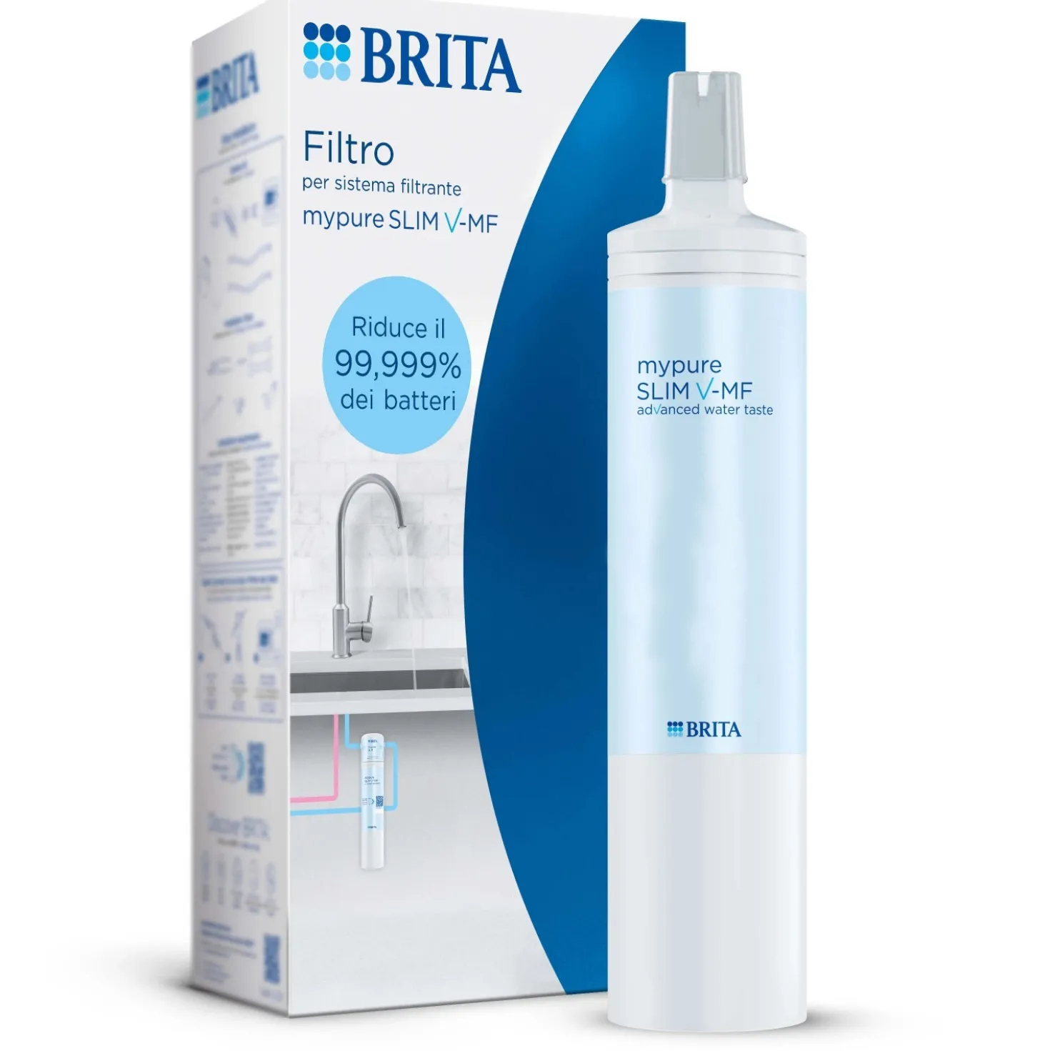 Filtro di ricambio Brita mypure Slim V-MF 8000 l
