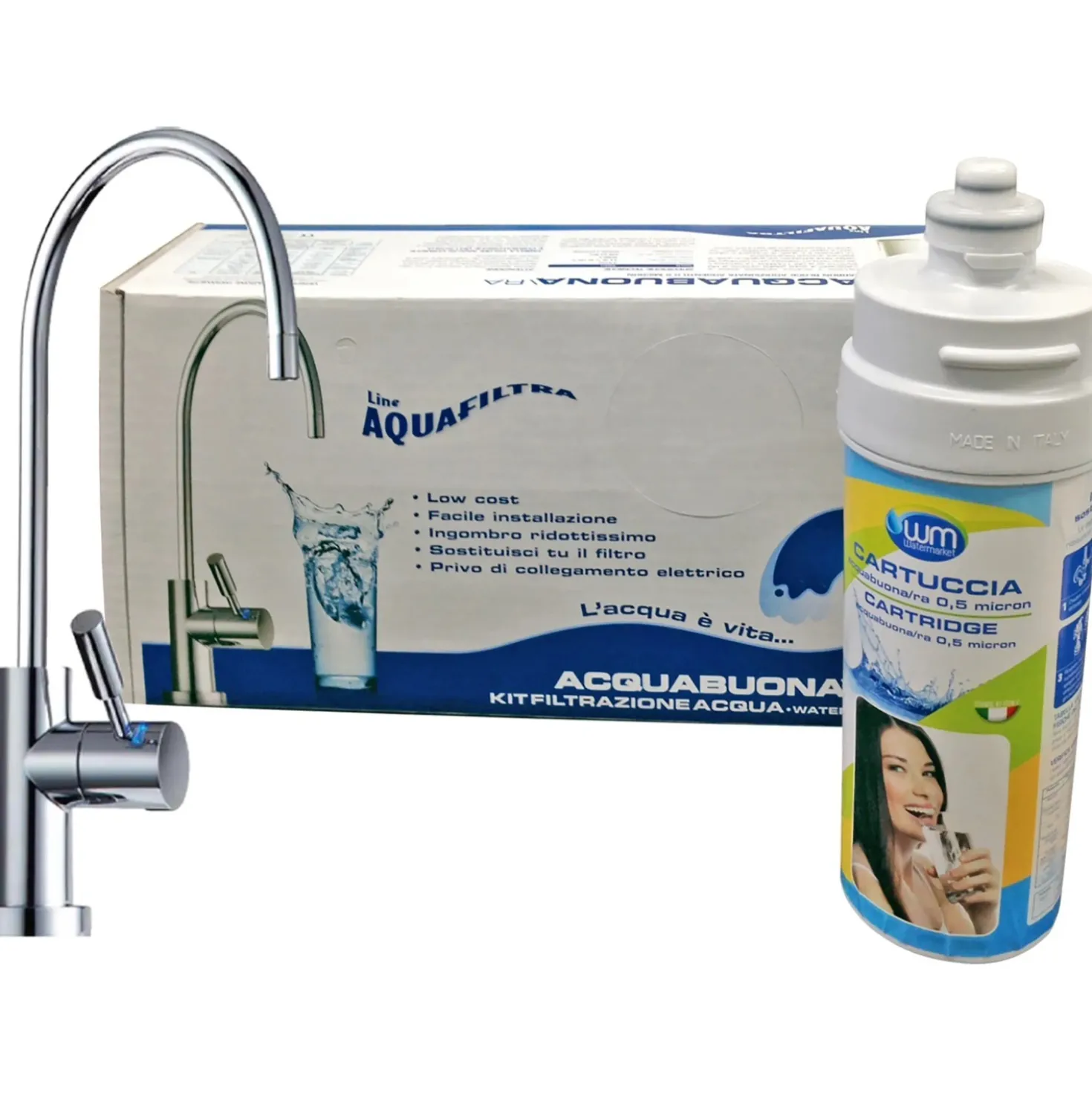Filtro Kit AcquaBuona filtrazione acqua di rete