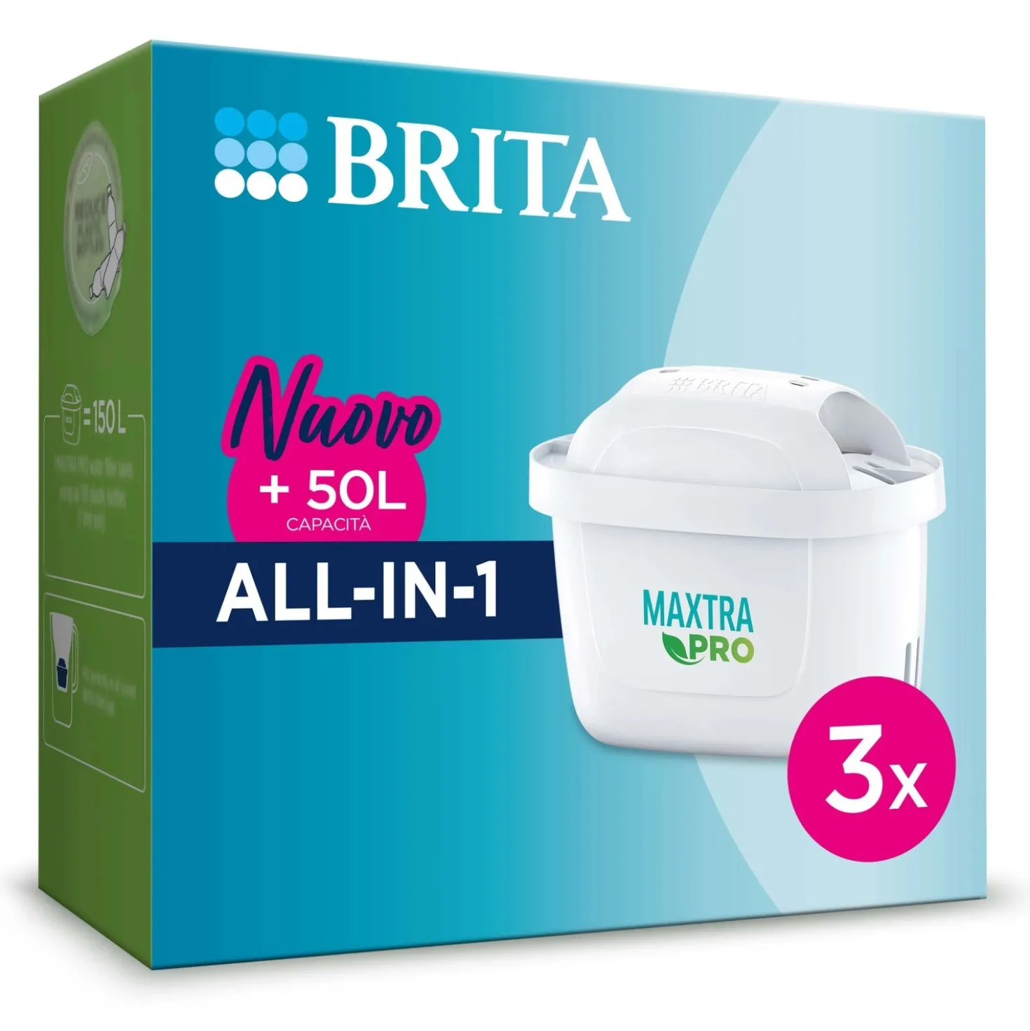 Filtro per acqua Brita Maxtra Pro All-in-1 3 pz