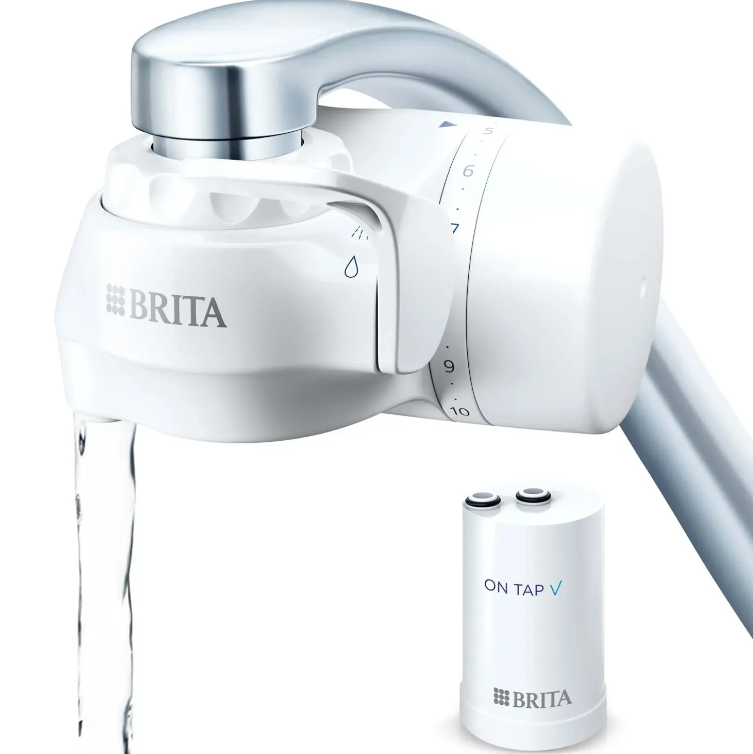 Filtro per acqua Brita On Tap V bianco con 1 filtro V incluso