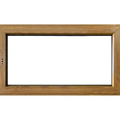 Finestra 1 anta dx pvc color legno 45x80 cm