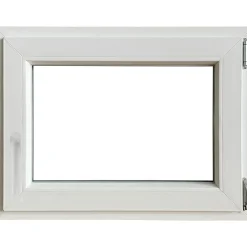 Finestra 1 anta dx PVC 80x60 cm