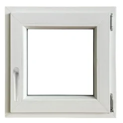 Finestra 1 anta dx PVC 60x60 cm