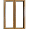 Finestra 2 ante dx pvc color legno 140x100 cm