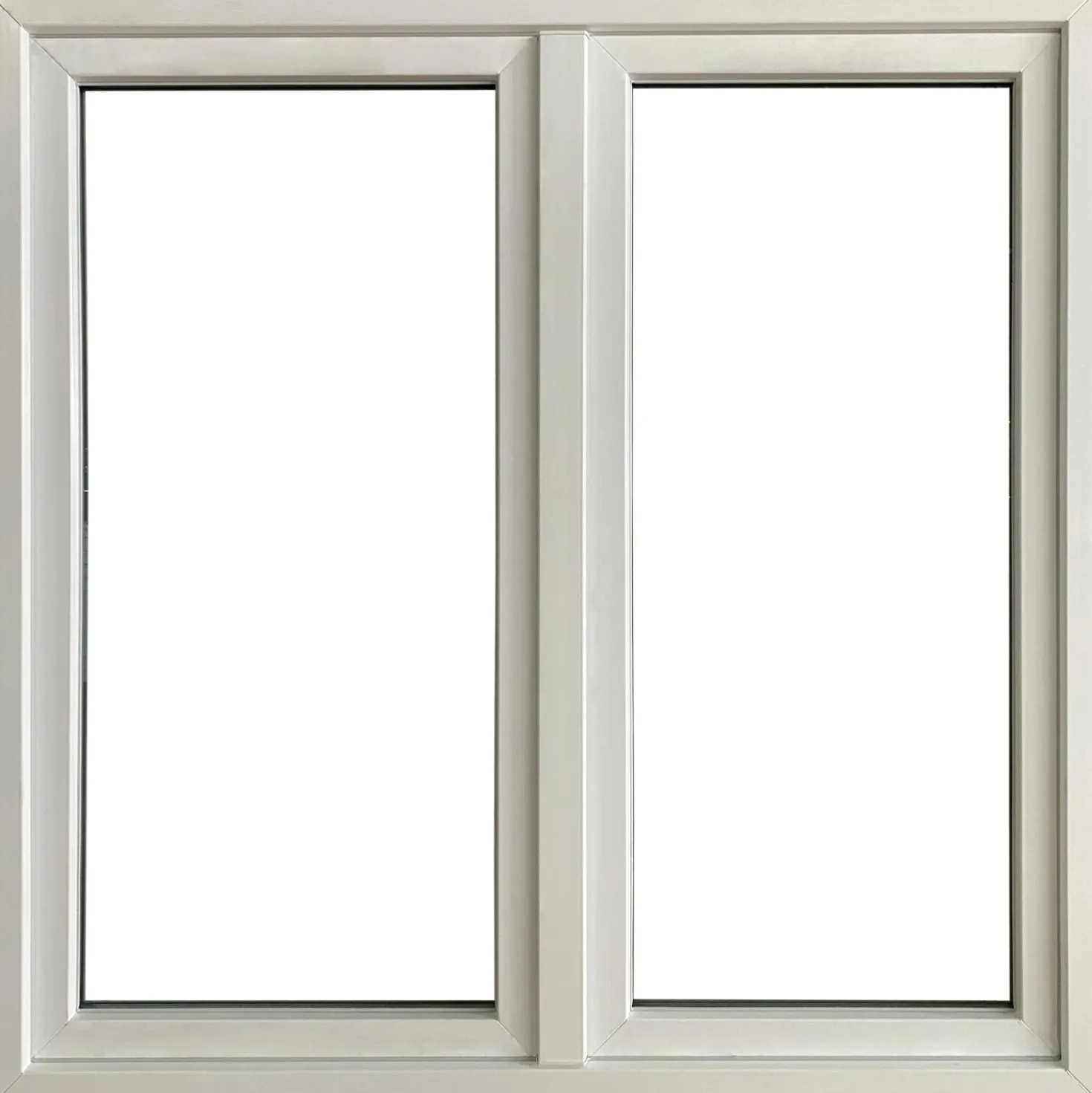 Finestra 2 ante dx PVC 120x120 cm