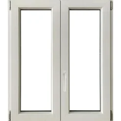 Finestra 2 ante dx PVC 100x120 cm
