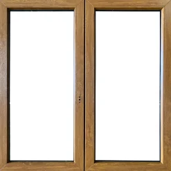 Finestra 2 ante sx pvc color legno 120x120 cm