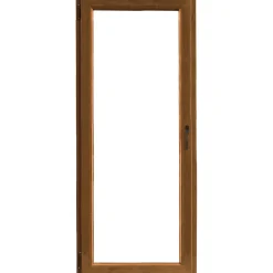 Finestra in PVC Noce 1 Anta 60 cm x 140 cm apertura a sinistra