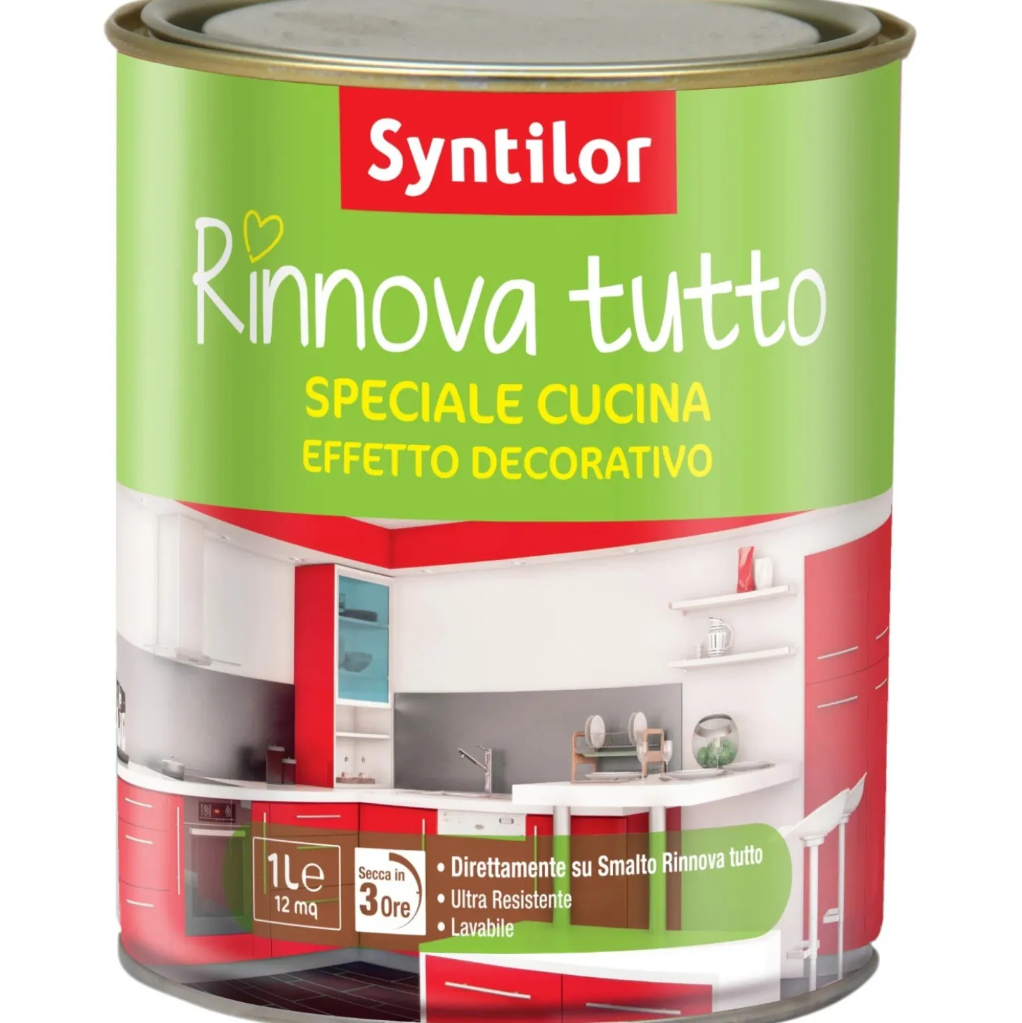 Finitura per cucina effetto decorativo incolore opaco 1 l