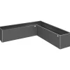 Fioriera da esterno Biohort Belvedere Mini 45x201x201 cm grigio scuro