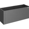 Fioriera da esterno Biohort Belvedere Midi grigio scuro 61x152x53 cm
