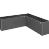 Fioriera da esterno Biohort Belvedere Midi grigio scuro 61x201x201 cm