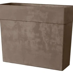 Fioriera da esterno Deroma Like materiale sintetico cammello 65x78x29,5 cm