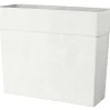 Fioriera da esterno Deroma Like materiale sintetico bianco 65x78x29,5 cm