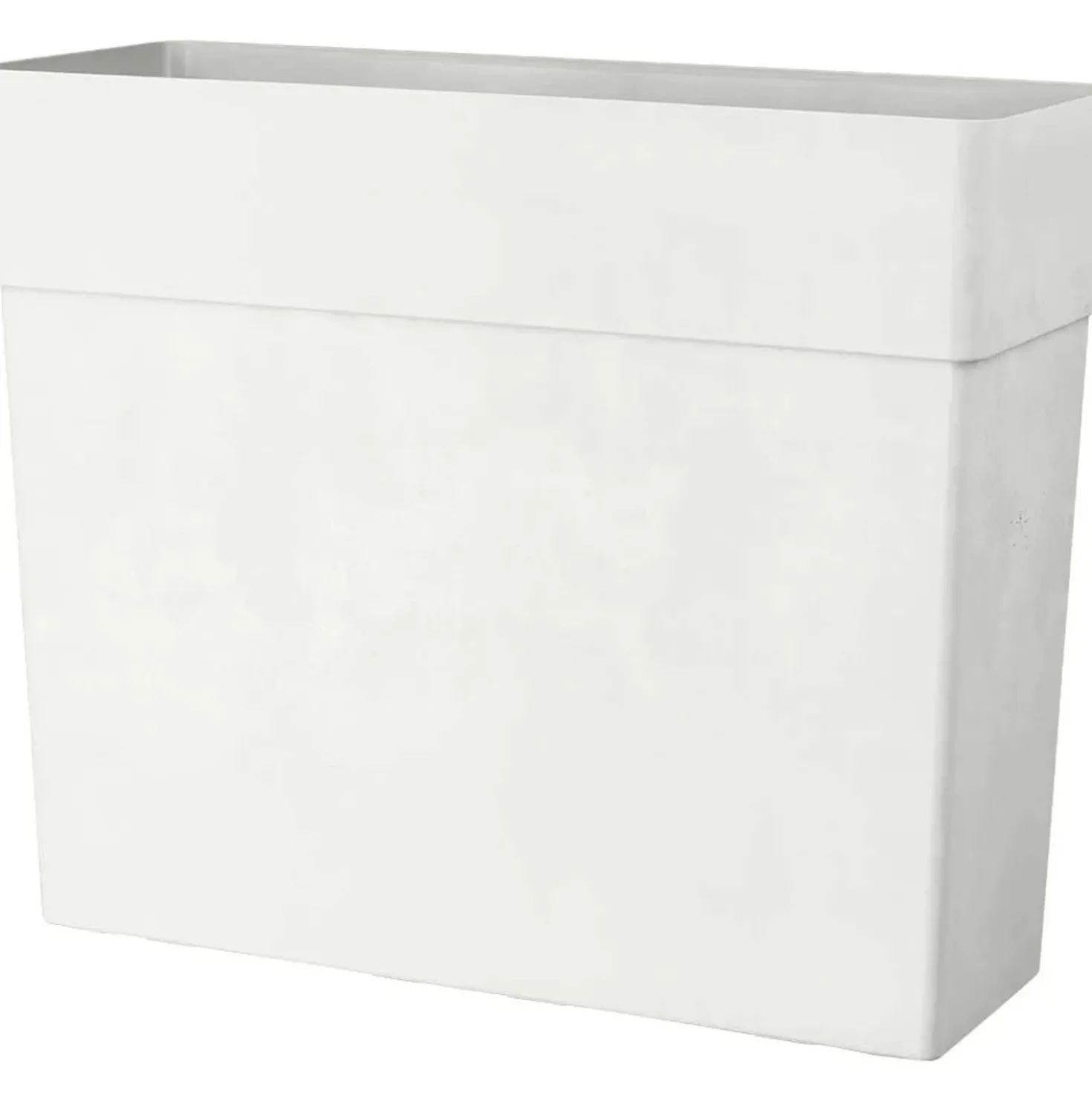 Fioriera da esterno Deroma Like materiale sintetico bianco 65x78x29,5 cm