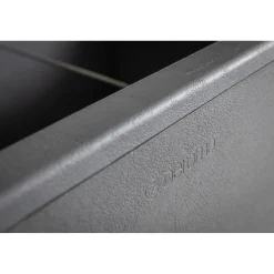 Fioriera da esterno Deroma Cosmo in plastica Antracite 78x38x38,5 cm