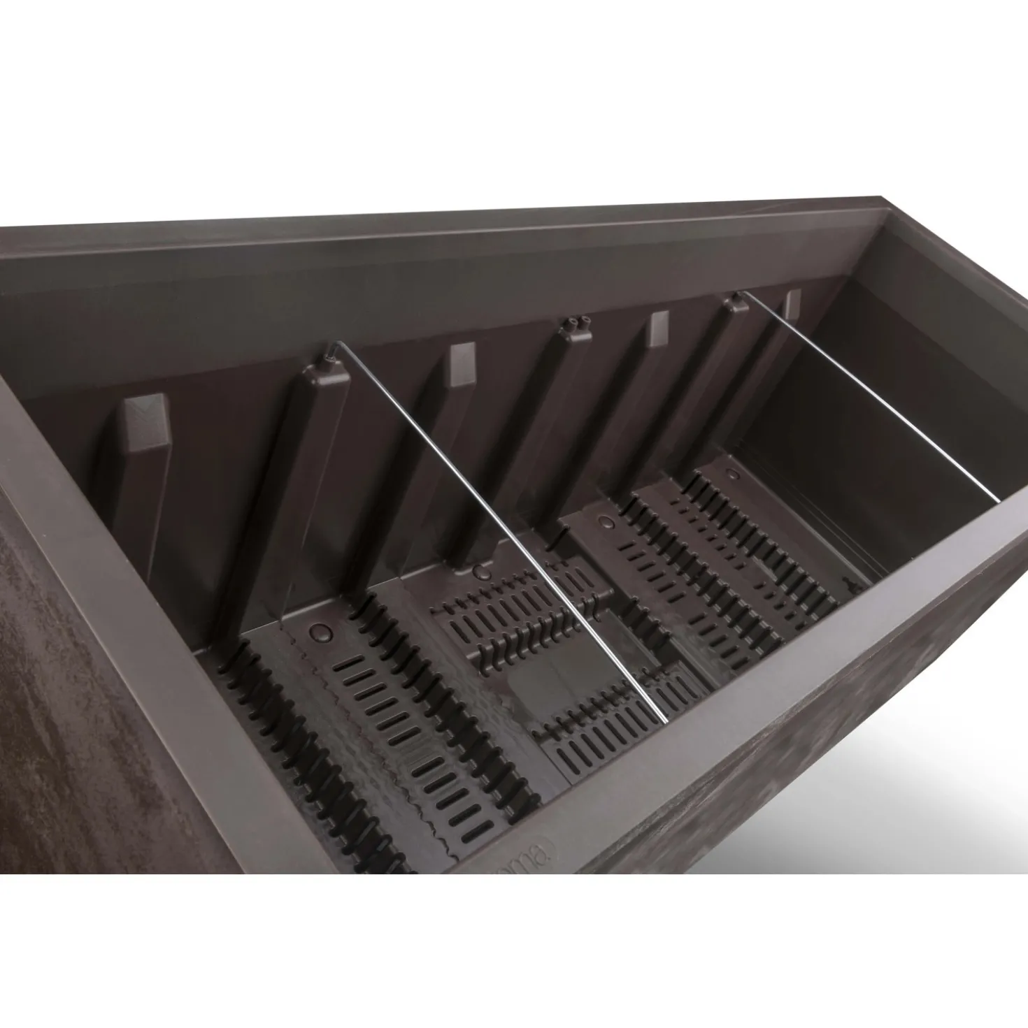 Fioriera da esterno Deroma Millennium brownstone 100 cm