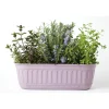 Fioriera da esterno Etika in plastica lavanda 49x18x15 cm