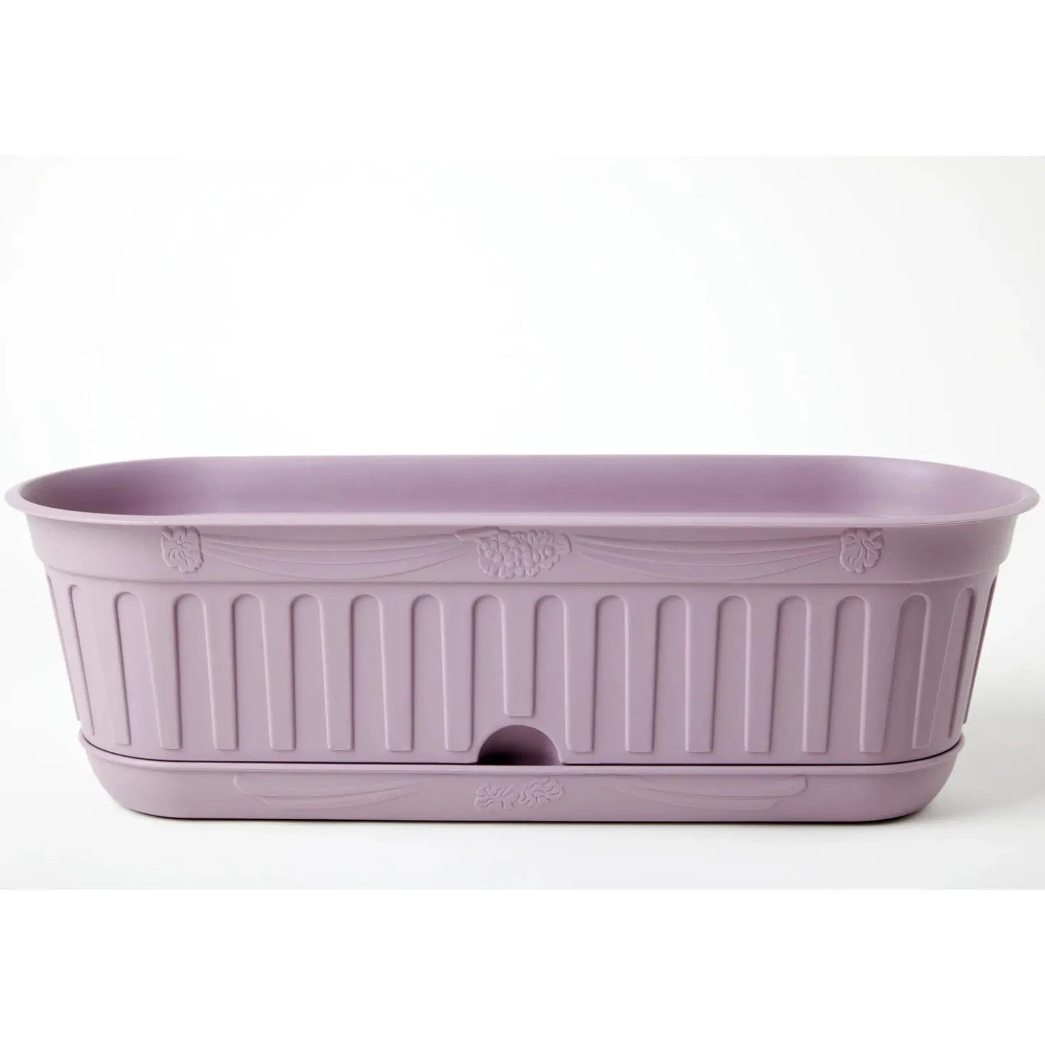 Fioriera da esterno Etika in plastica lavanda 49x18x15 cm