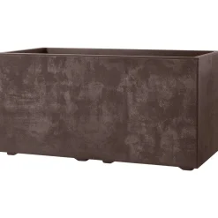 Fioriera da esterno Millenium in polipropilene marrone 79x39 cm