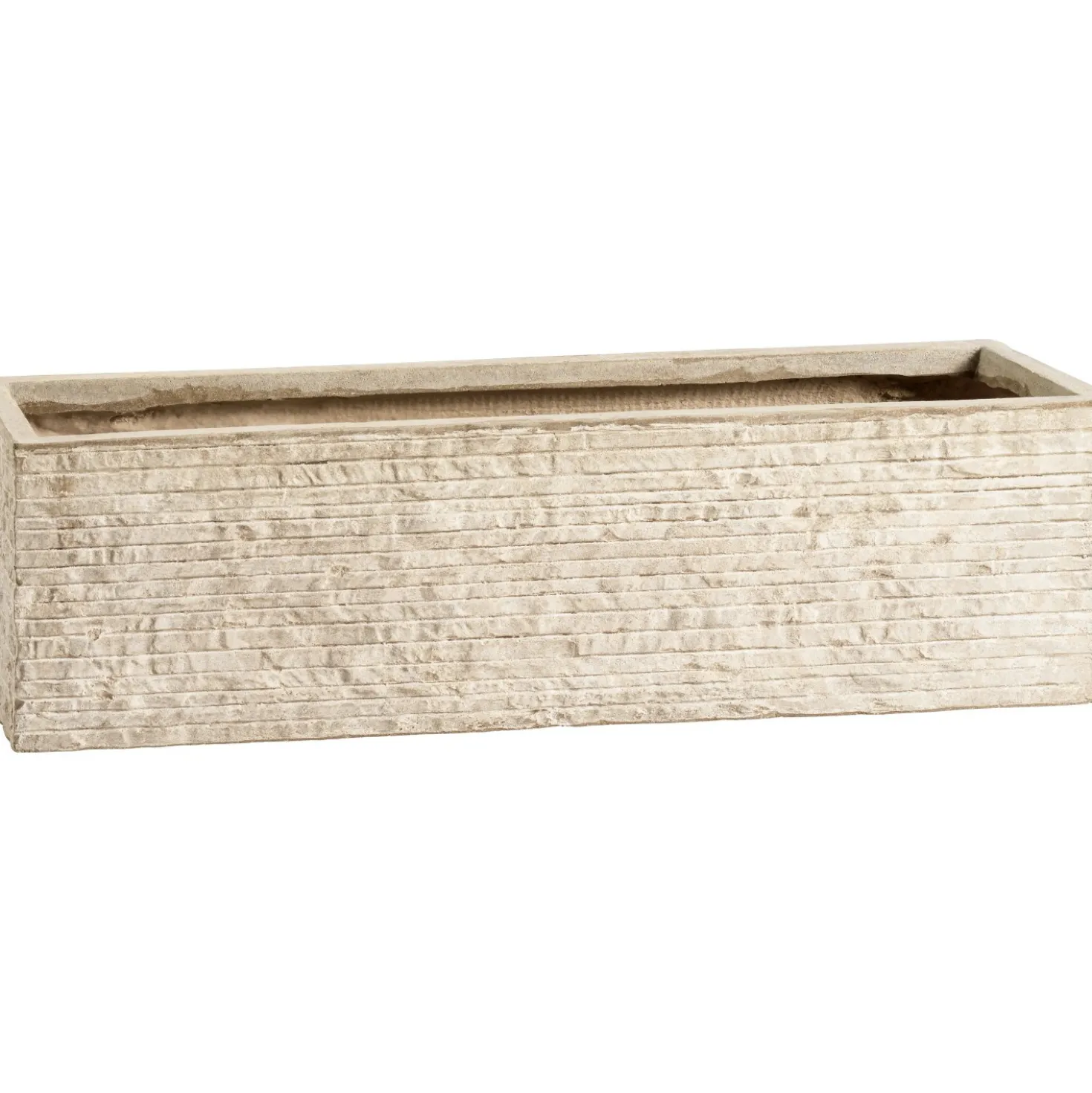 Fioriera da esterno OBI Bernay in fibreclay beige 59,5 cm