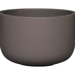 Fioriera da esterno OBI in fibra di vetro tortora Ø 39x25 cm