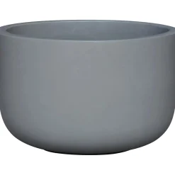 Fioriera da esterno OBI in fibra di vetro grigio Ø 39x25 cm