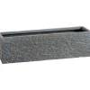 Fioriera da esterno OBI Valsonne in fibreclay antracite 69,5x22x22 cm