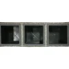 Fioriera da esterno rialzata Shadow 60x82x28 cm marrone