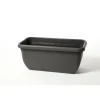 Fioriera da esterno Unica in plastica Grigio Fumo Light 60x30x26,5 cm