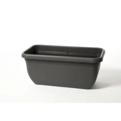Fioriera da esterno Unica in plastica Grigio Fumo Light 100x43x38 cm