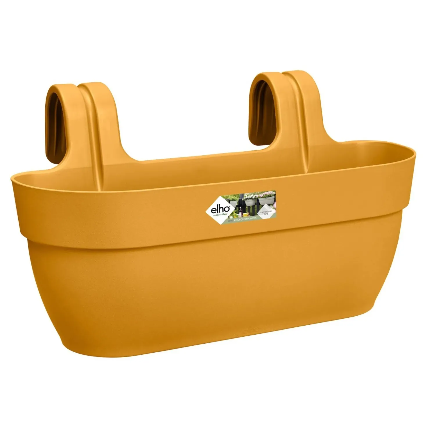 Fioriera Elho Vibia Campana 46x24x26 cm giallo miele tg L