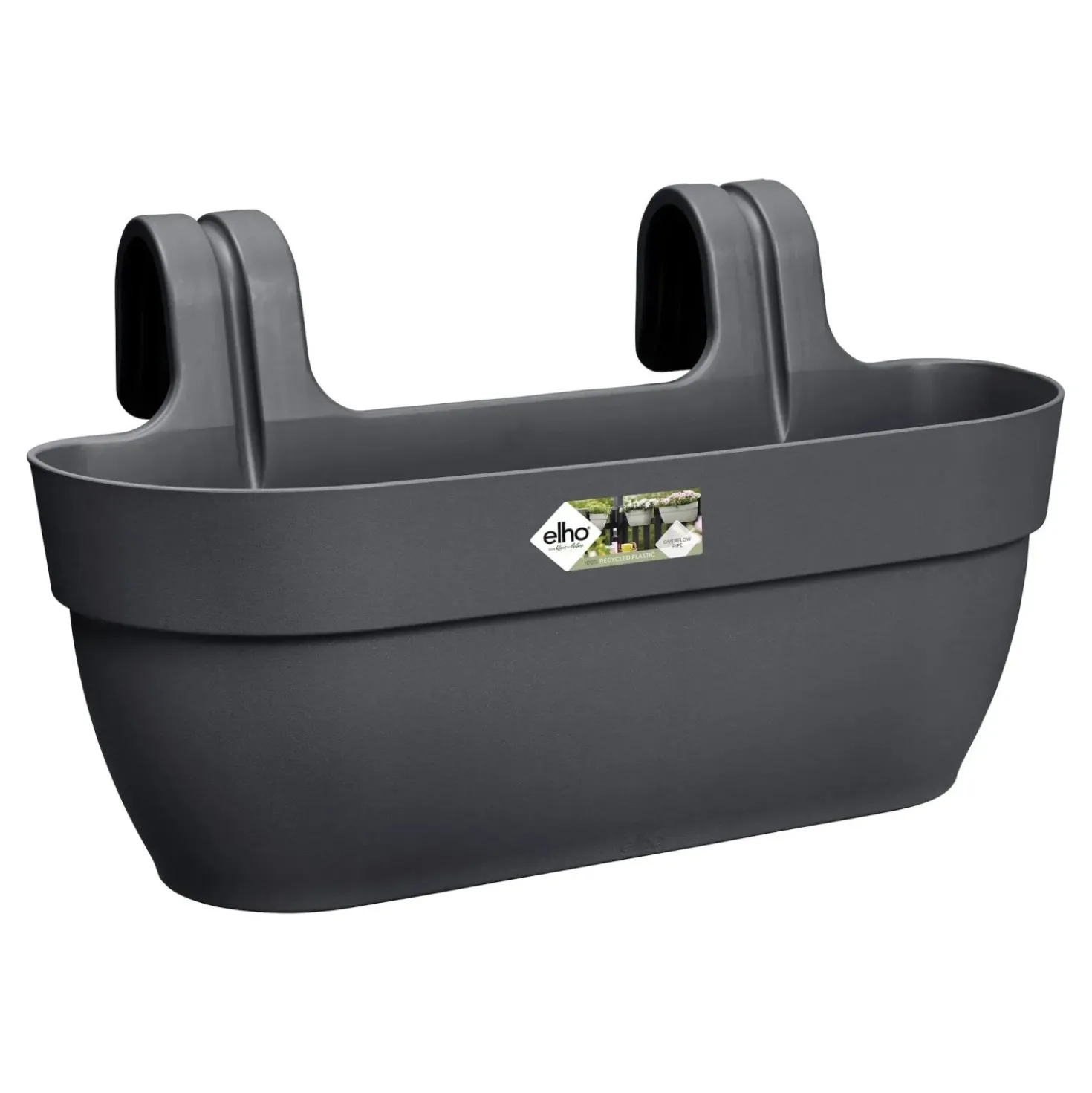 Fioriera Elho Vibia Campana 46x24x26 cm antracite tg L