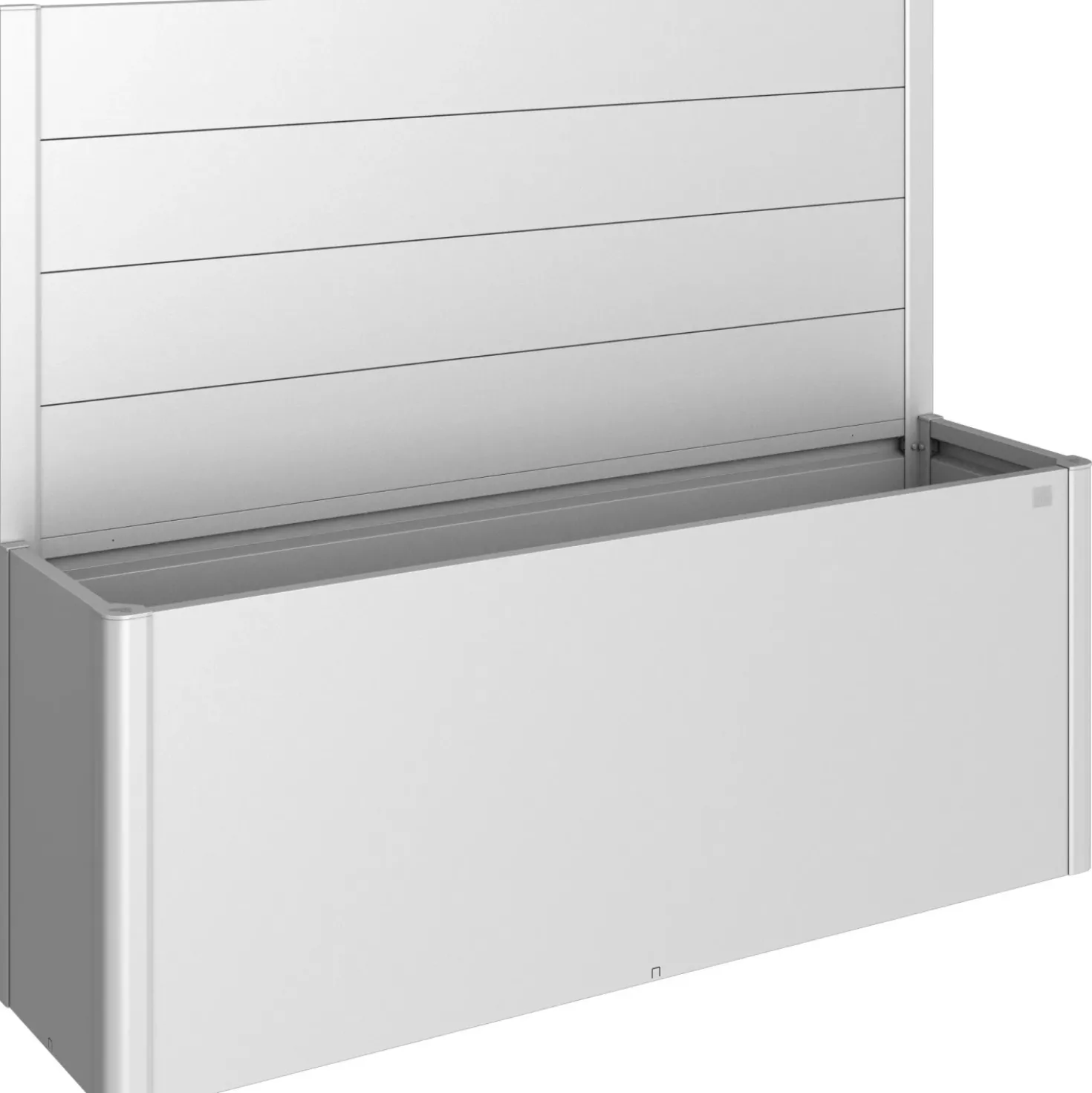 Fioriera frangivista Belvedere Biohort 200 cm Argento met