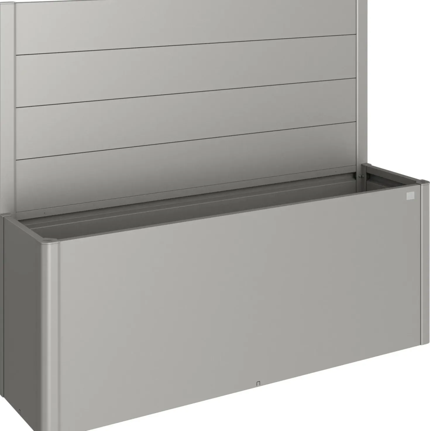 Fioriera frangivista Belvedere Biohort 200 cm Gri quarz met