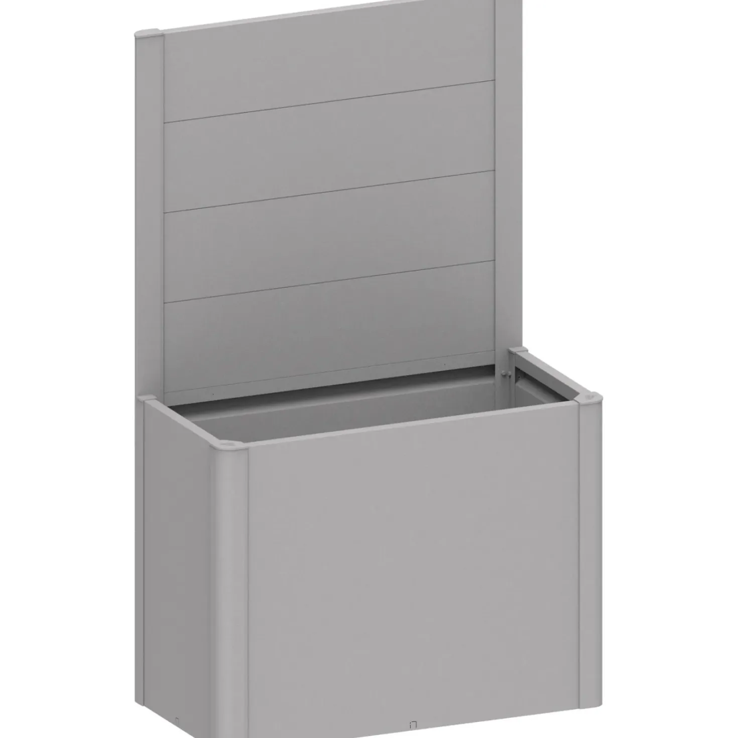 Fioriera frangivista Belvedere Biohort 100 cm Argento met