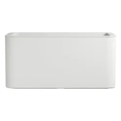 Fioriera rettangolare Florus Jive 78x39 cm Bianco
