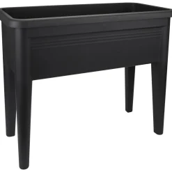 Fioriera rialzata in plastica riciclata Elho XXL Green Basics da coltura 75x37x6