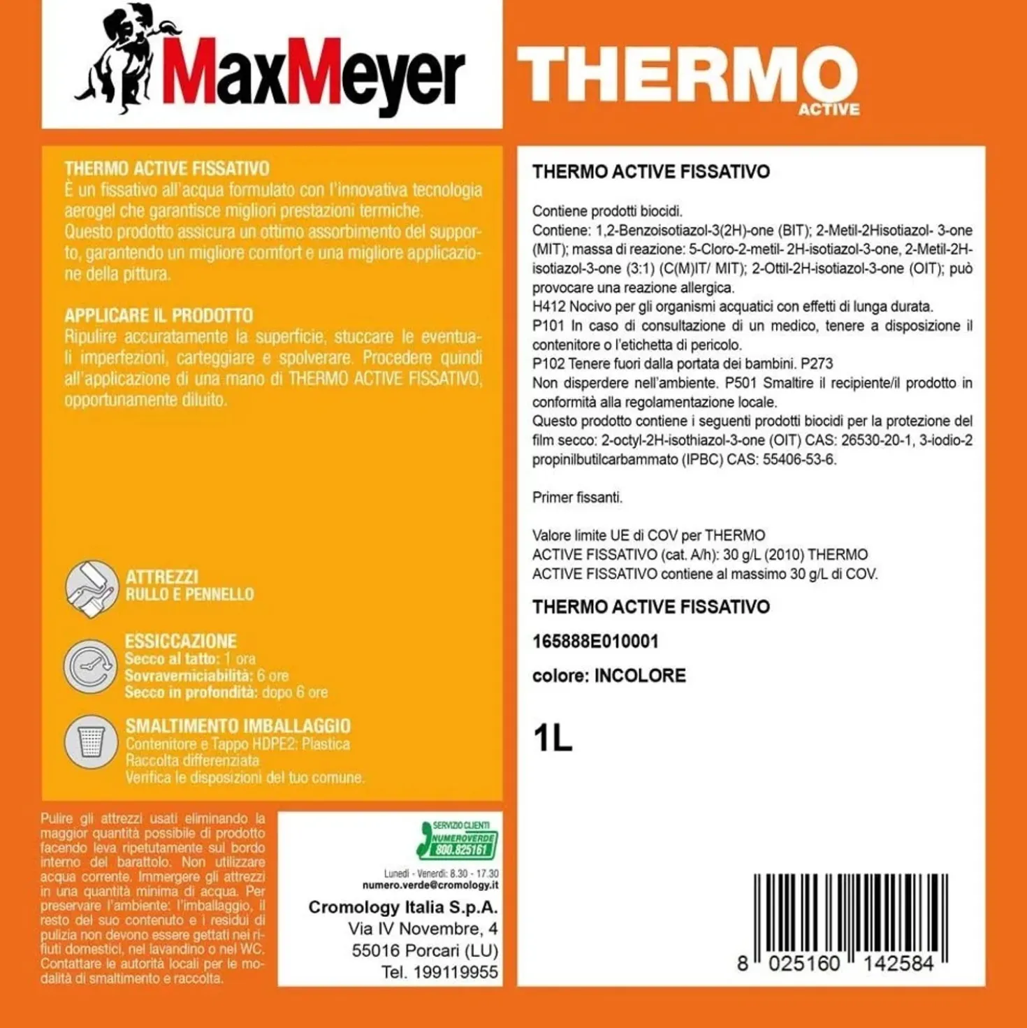 Fissativo Thermo active termoisolante 1 l