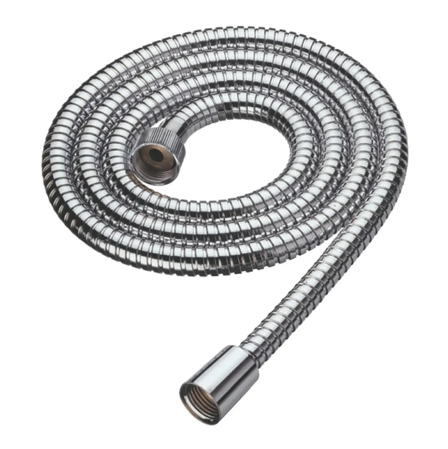 Flessibile doccia acciaio 150 cm doppia aggraffatura