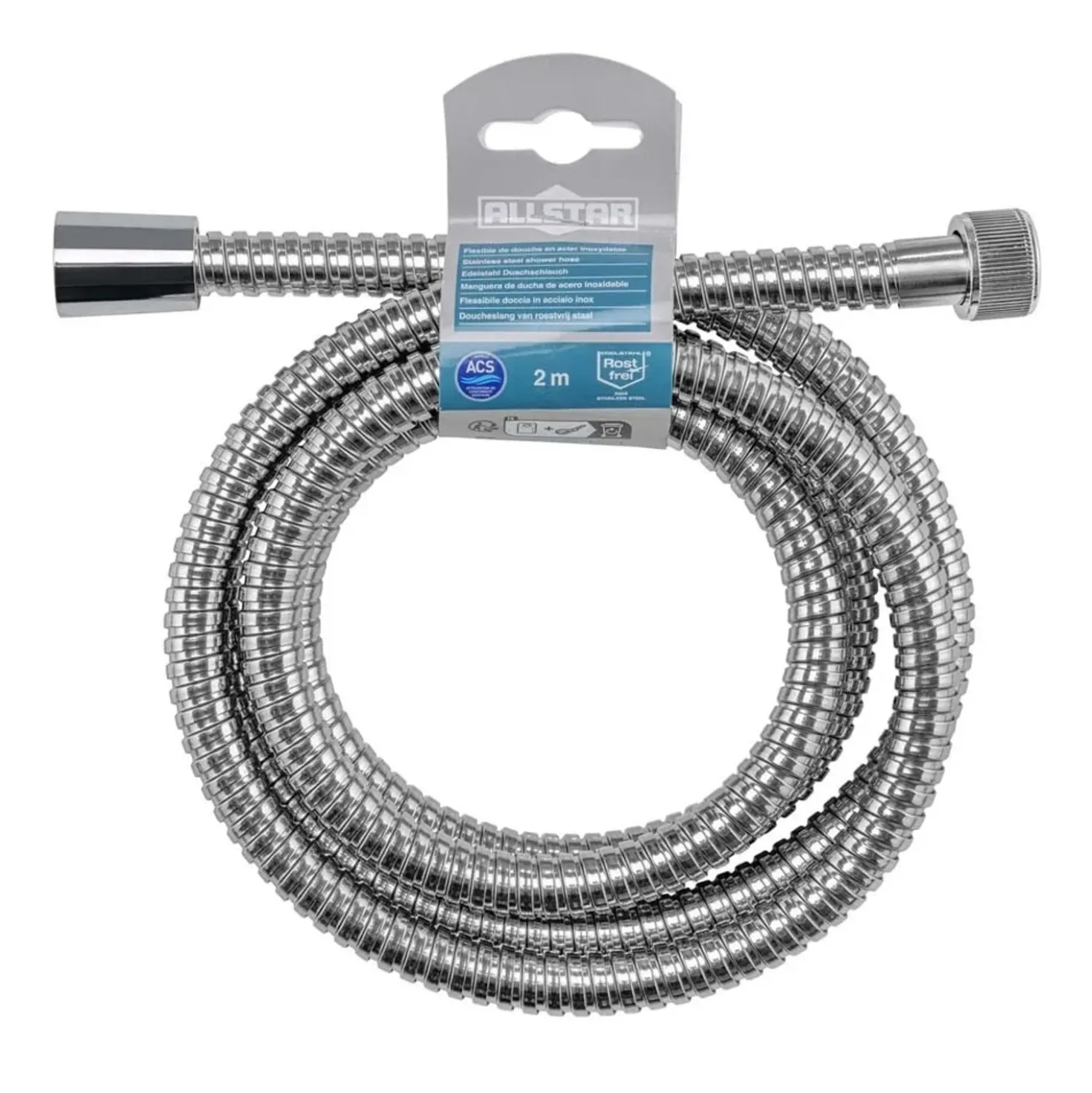 Flessibile doccia inox ALLSTAR 200 cm